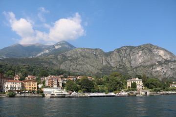Fototapeta na wymiar Cadenabbia at Lake Como in summer, Lombardy Italy 