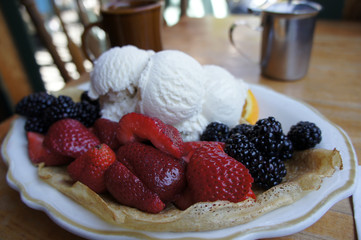 Berry pancake