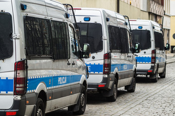 Polish police cars