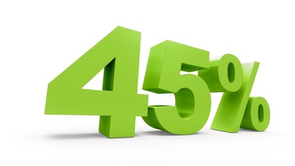 3D rendering green discount 45 percent