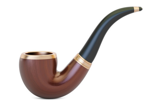 smoking pipe, 3D rendering