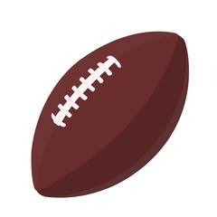 Isolated football ball on a white background, Vector illustration