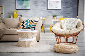 Interior design of living room