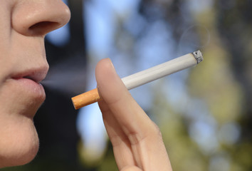 Woman With Cigarette