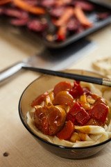 Cooked noodles