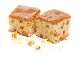 Biscuits cake with raisins
