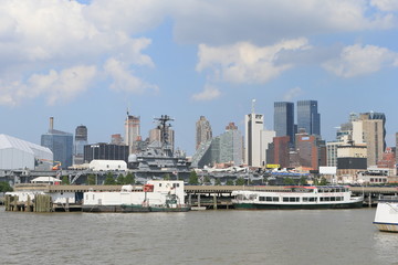 ハドソン川沿い