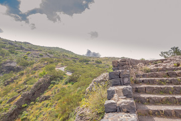 Treppe in den Bergen von Teneriffa