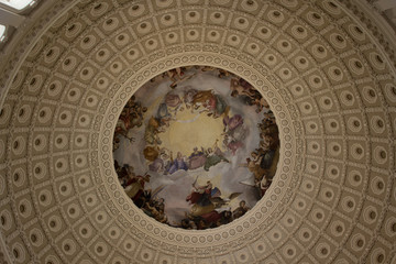Inside Dome of US Capitol