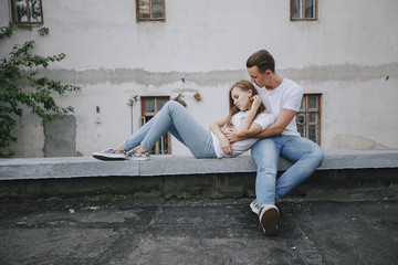 Obraz premium love story outdoors