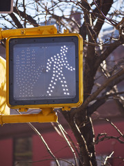 Walk led sign