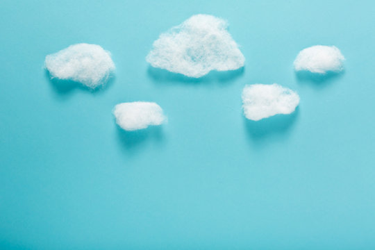 Cotton Clouds And Sky Concept