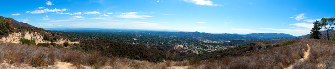 Fototapeta na wymiar Pasadena/Altadena/Los Angeles Panorama