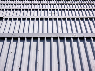 Obraz premium Corrugated metal panels