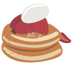 Strawberry Pancake