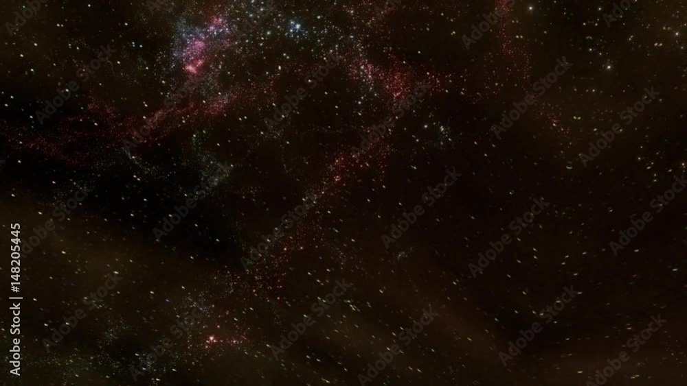 Canvas Prints space 2251: traveling through star fields in deep space (loop).