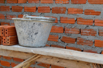 Naklejka premium cement bucket