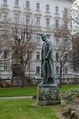 Monument to Emperor Franz Joseph I in the Burggarten Park, the Imperial Palace.