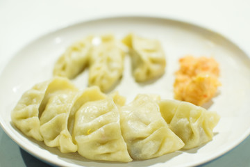 Stock image for Momo, vegetable dish, India
