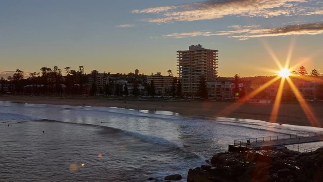 sunset at Manly Beach