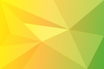 Yellow Green Poly Background