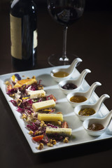 various assortment of italian cheese