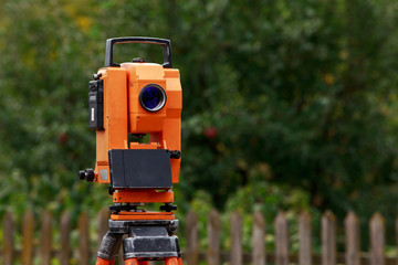 the orange theodolite