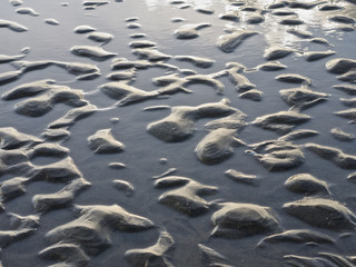 Sand with surface water
