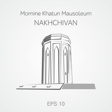 Momine Khatun mausoleum Nakhchivan. Azerbaijan
