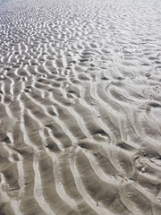 Wet textured sand