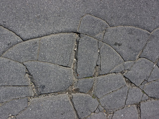 Obraz premium Cracked tarmac