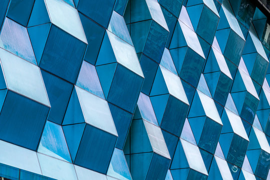 detail shot of modern architecture facade,business concepts,in city of China.