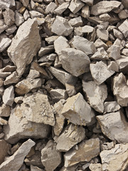 Light dry broken soil