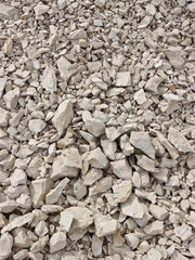 Light dry broken soil