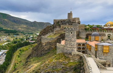 Fototapeta na wymiar View of Rabati Castle in Akhaltsikhe, Georgia