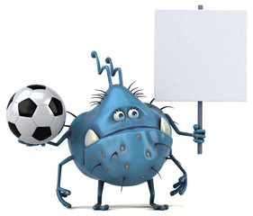 Fun germ - 3D Illustration