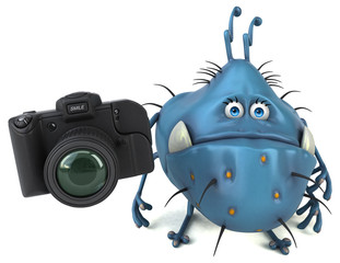 Fun germ - 3D Illustration