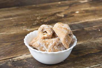 Typical food Spanish (pestiños)