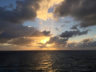 Sunset Sonnenuntergang Miami Beach