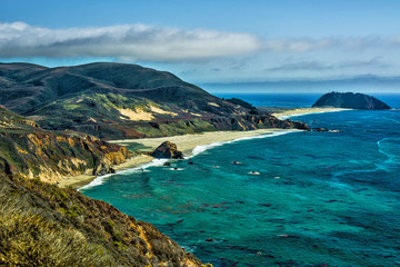 Fototapeta premium Little Sur to Point Sur Coast
