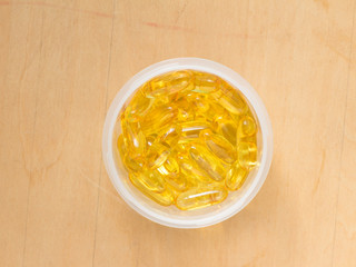 Fish oil capsules