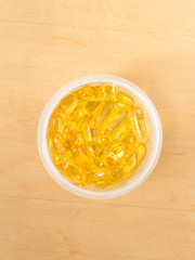 Fish oil capsules