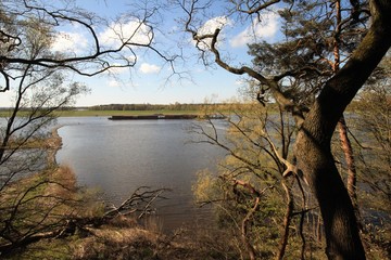 Durchblick in Elburstromtal vom Hohen Elbufer bei Lauenburg