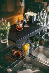 Set of bar accessories