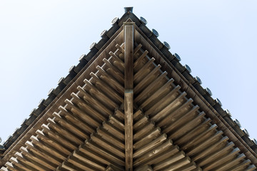 Japanese temple roof tile