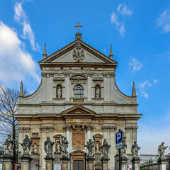 Naklejka premium Peter-und-Paul-Kirche in Krakau