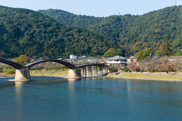 Fototapeta na wymiar Traditional Kintai Bridge
