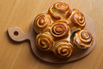 Delicious and beautiful rose puff pastries