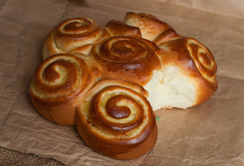 Delicious and beautiful rose puff pastries