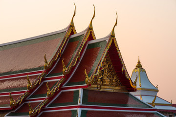 Roof temple of Thailand